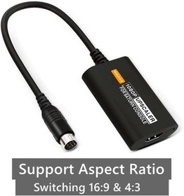 Sega Saturn HDMI Converter with 1080p Output - Compact and Lightweight Design