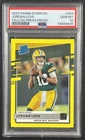 JORDAN LOVE PSA 10 2020 PANINI DONRUSS #304 ROOKIE PRESS PROOF YELLOW RC PACKERS