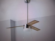 Hampton Bay Montgomery II 44 in. Indoor Brushed Nickel Ceiling Fan with Light