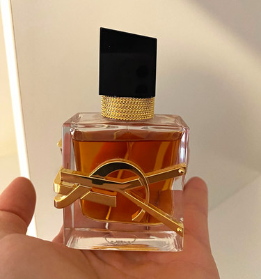 Yves Saint Laurent Libre Parfum Flakon mit YSL-Logo gold/schwarz Glasflasche