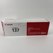    Canon 137 Black Toner Cartridge Genuine OEM Sealed CRG-137 ImageClass