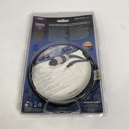 Monster Cable 400DFO 1 meter Digital optical Cable - Picture 3 of 5