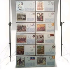 Lot of First Day Covers International Tribute to America's Bicentennial Stamps