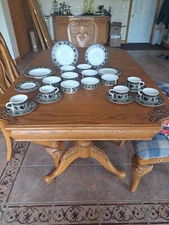 Mikasa Intaglio Caco1 Arabella Vintage Ovenware 25  Piece Dinnerware Grouping