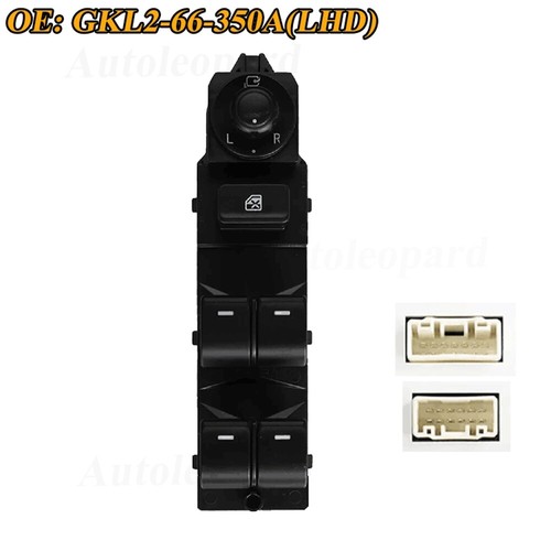 Master Power Window Switch Left Driver Side for Mazda 6 2014-16 LHD#GKL2-66-350A - Picture 1 of 7