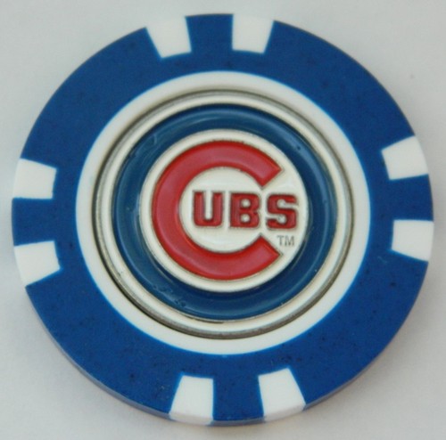 MLB-Chicago-Cubs-Magnetic-Poker-Chip-removable-Golf-Ball-Marker