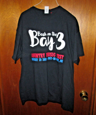Bash on the Bay 3 Country Music Fest Put-in-Bay T-Shirt Size xL