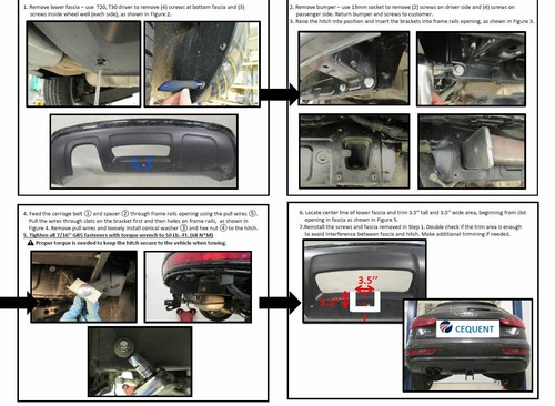 Trailer Tow Hitch For 13-18 Audi Q3 Deluxe Package Wiring 2" Ball and Lock - Picture 12 of 13