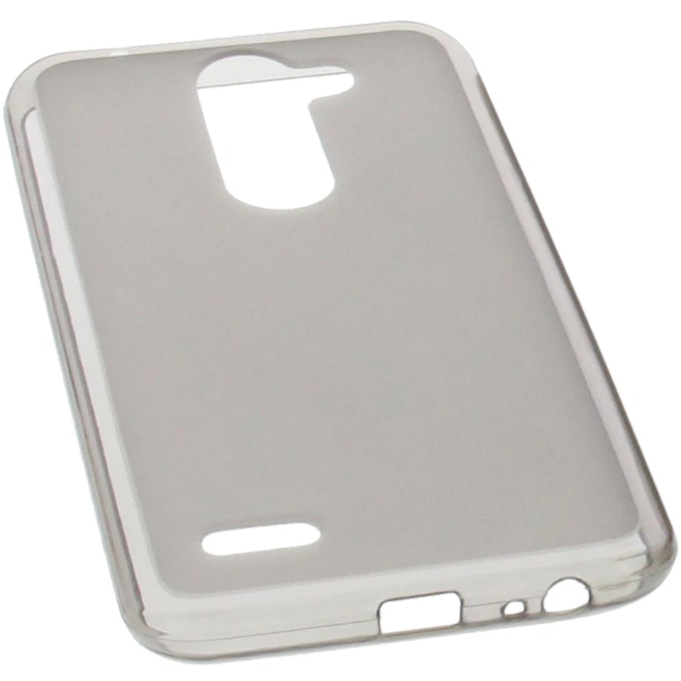 Borsa Per Smartphone LG X Mach Custodia Protettiva TPU Gomma Case Grigio - Immagine 3 di 4