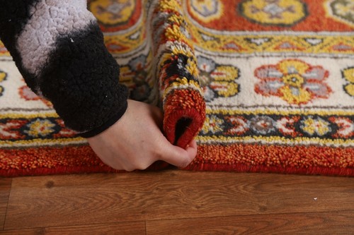 South-western Kazak Plush Area Rug 7x8 Near Square Handmade Carpet - Picture 8 of 12