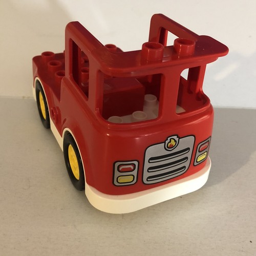 Lego Duplo Fire Truck Base Piece Toy Red - Picture 1 of 5