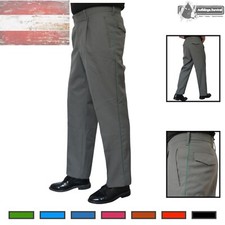 Orig. &Ouml;sterreich Armee Bundesheer Hose Diensthose mit Seitenstreifen Waffenfarbe