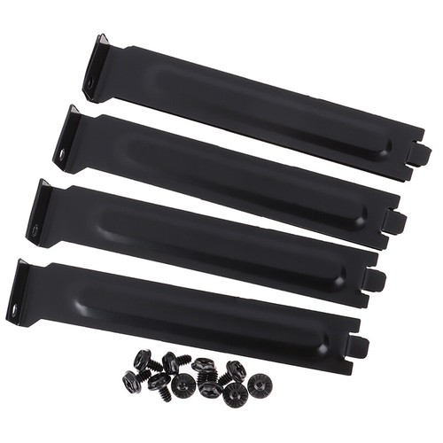 10 x Black PCI Chassis Slot Covers Bracket with Screws Blanking Pl.zhJ_bf - Photo 7/12