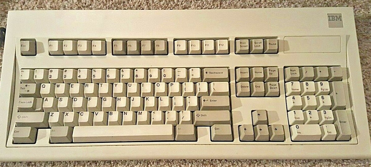 K-products IBM キャップ　used IBM Model M Keyboard KEYCAPS Buckling Spring Caps GENUINE