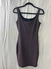 Windsor Women's Sparkly Bodycon Sleeveless Tank Mini Revenge Dress Size Small