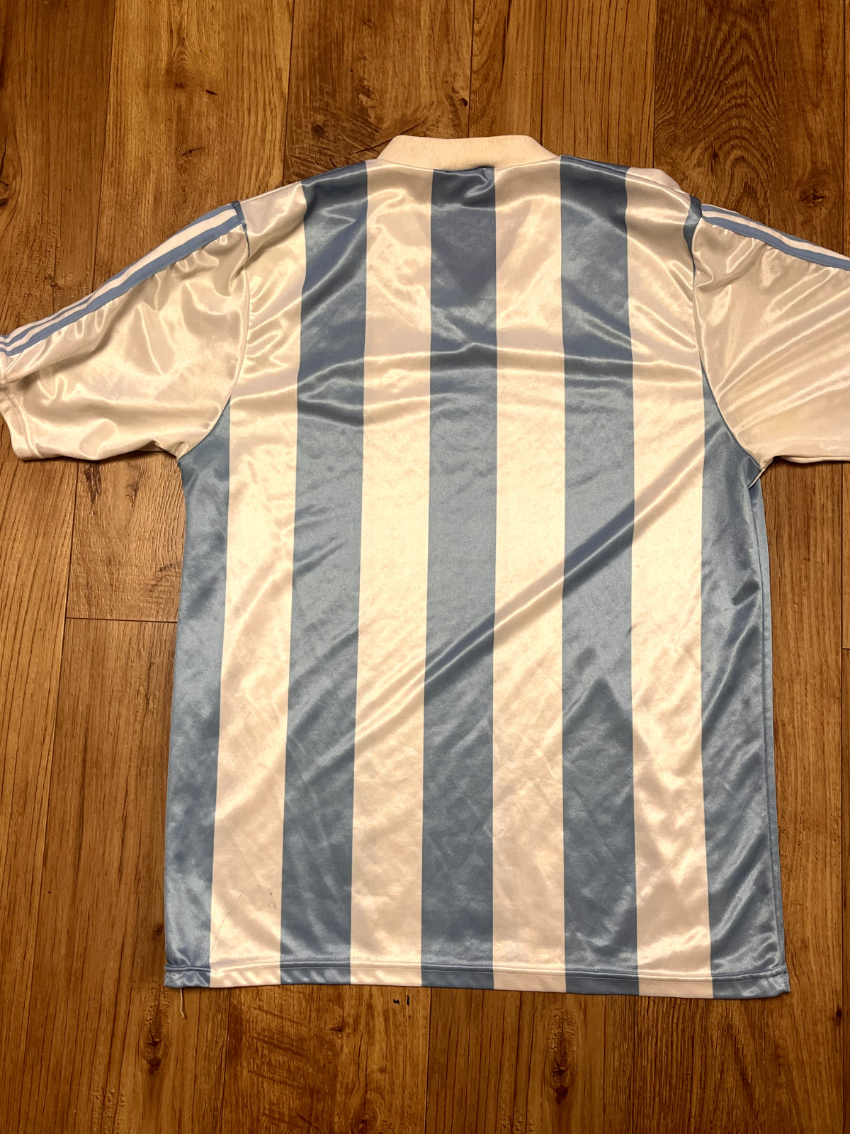 Argentina 1990 World Cup home shirt, back view