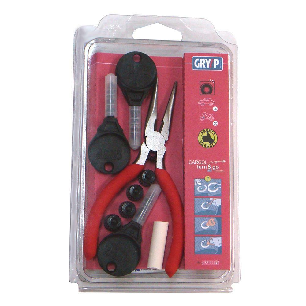 Oxford Gryyp Cargol Turn & Go Motorcycle Car Tyre Puncture Top Up Kit