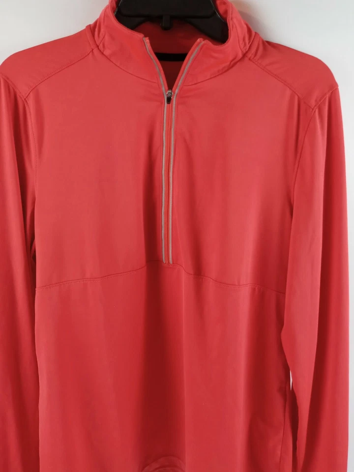 Top Ideology 1/4 Cremallera Mujer Talla Grande Rojo Ligero Ropa Deportiva Foto 2 de 4