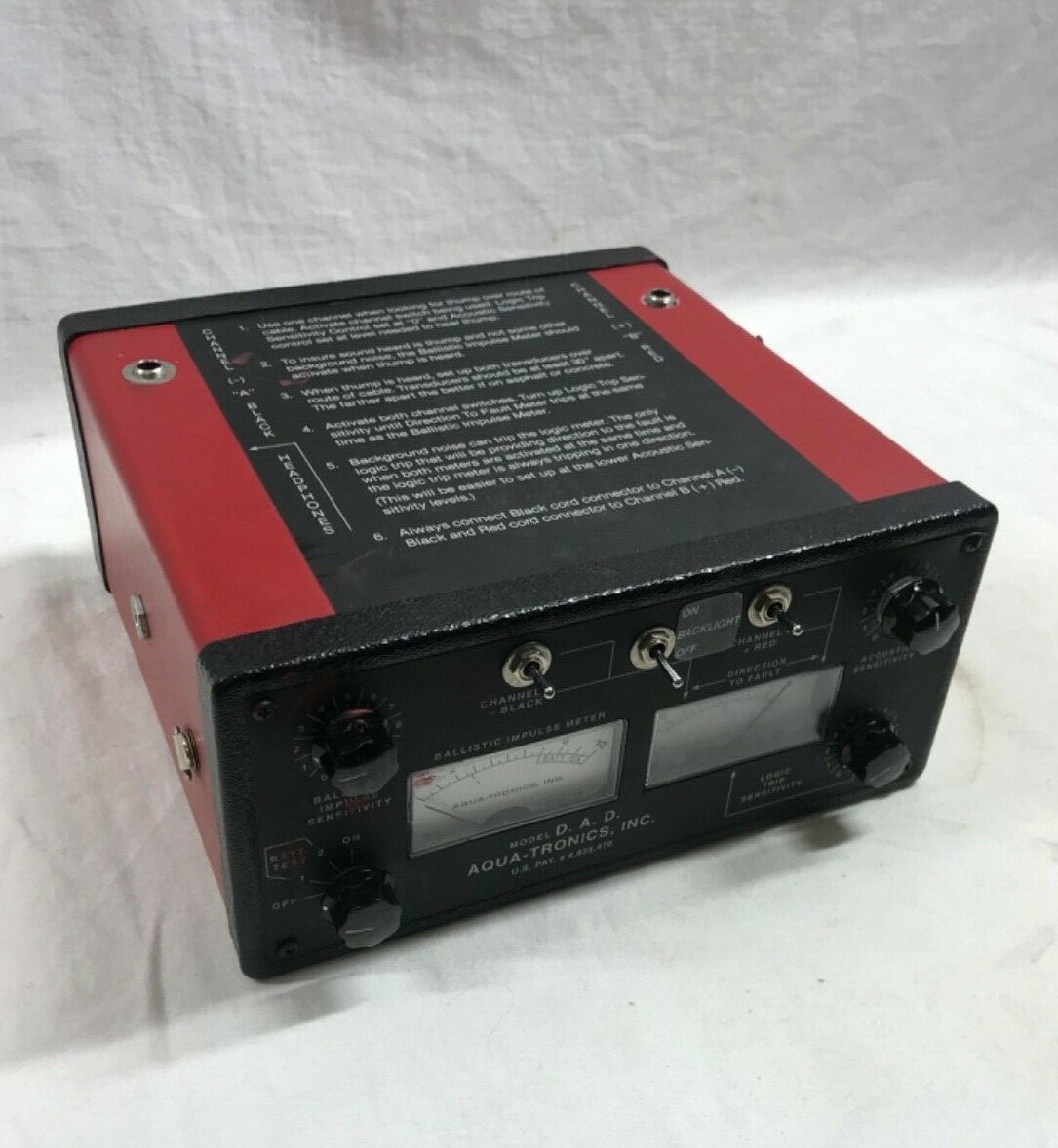 AquaTronics, Model D.A.D. Directional Acoustic Detector s/n 1131 eBay