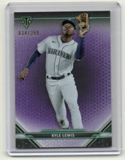 2021 Topps Triple Threads Base Parallel Amethyst Purple Kyle Lewis 034/299 #47