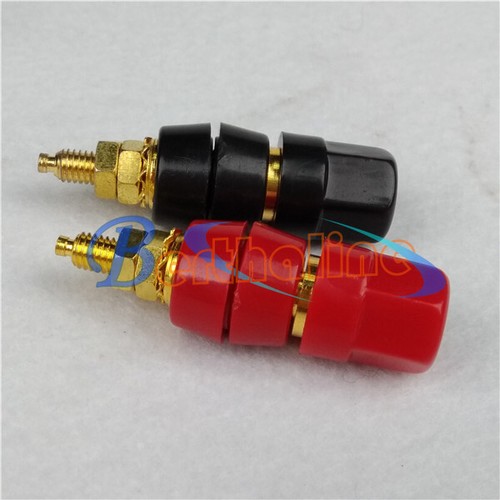 2pcs 5-WAY Speaker Cable TERMINAL BINDING POST NEW - Picture 2 of 6