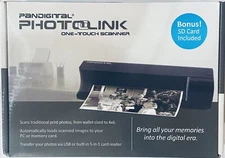 Pandigital Photolink One-Touch Flatbed Scanner - PANSCN01. NEW