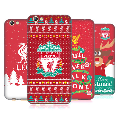 LIVERPOOL FC LFC FESTLICHE WEIHNACHTEN SOFT GEL HANDYHÜLLE FÜR OPPO HANDYS