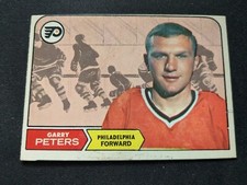 1968-69 OPC Hockey Card # 99 Garry Peters - Philadelphia Flyers (VG/EX)