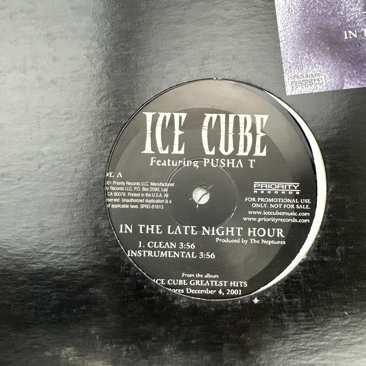 洋楽 ICE CUBE 2LP Ice Cube In The Late Night Hour 12