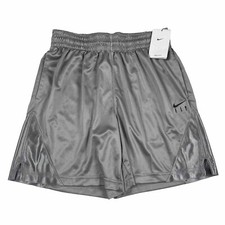 New Nike Fly Women's Crossover Basketball Shorts Size S Gray/Grey DH7363-073