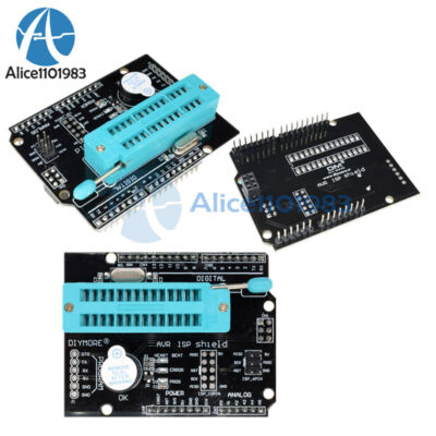 2PCS AVR ISP   Burning Burn Bootloader Programmer for   UNO R #A6-4