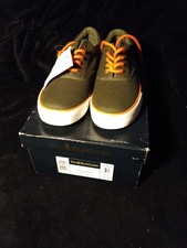 polo ralph lauren Army/Orange Forestmont Kid Shoes Junior Size 3.5 Brand New