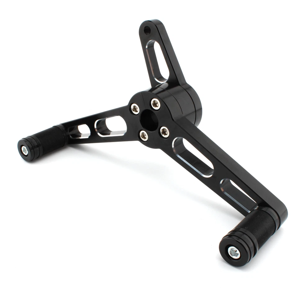 Palanca de cambios negra con puntera en el talón para Harley Sportster 1200 Nightster 2007-18 co Foto 4 de 4