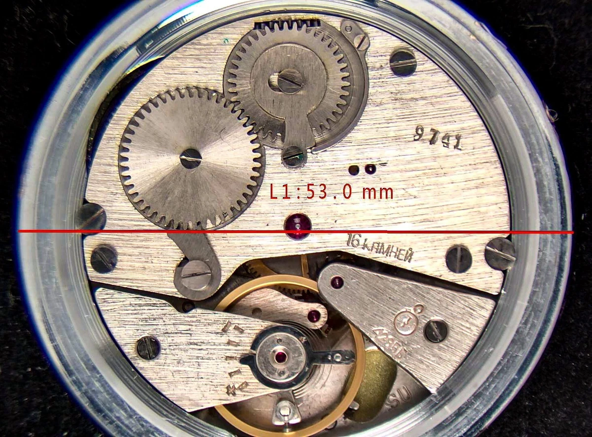 Reloj de bolsillo Sekonda URSS para hombre -- funcionando