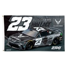 Bubba Wallace #23 Force Nascar Car Racing 3x5 FT Flag Wall Decore Banner