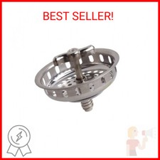 DANCO Twist Tight Kitchen Sink Basket Strainer, 3-1/2 Inch, Chrome, 1-Pack 8680