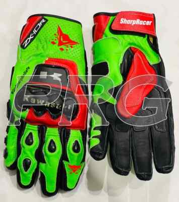 Kawasaki Motorcycle Kawasaki Race Gants Racing Leather Gloves Racing Guantes