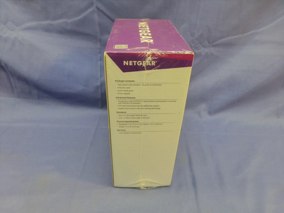 NETGEAR CM700-100NAR High Speed DOCSIS 3.0 Cable Modem -Brand New & Sealed - Image 2 of 4