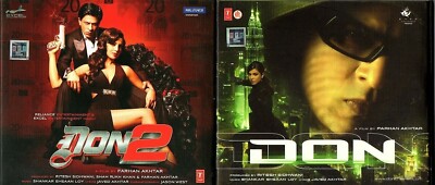 DON & DON 2  - BOLLYWOOD / HINDI AUDIO CD's Both With Booklets. SHAHRUKH KHAN 