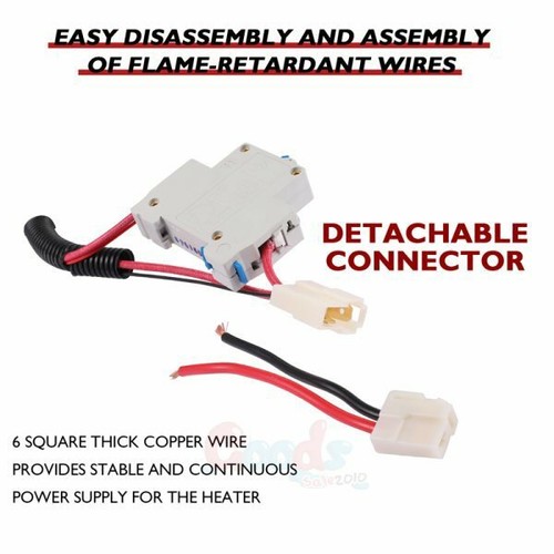 12V 600W Portable Electric Car Heater Heating Fan Defogger Defroster Demister - Picture 8 of 38