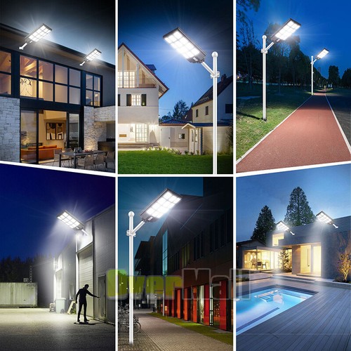 1200 LED Solar Street Flood Light Remote Outdoor Garden Security Lamp Waterproof - Picture 23 of 103