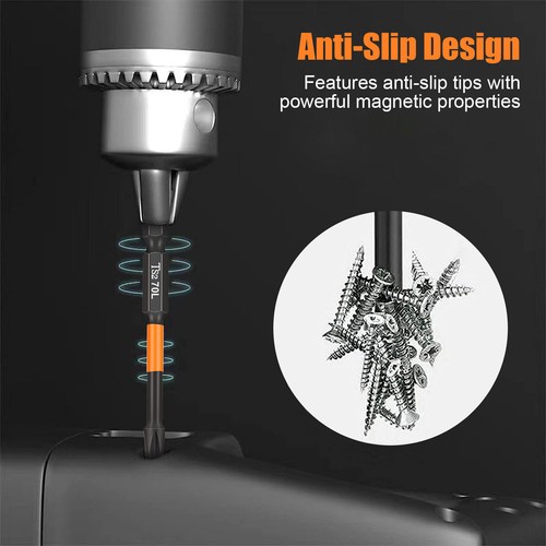 12x Magnetic Anti-Slip PH2 Impact Driver Phillips Screwdriver Drill Bit Tool Set - Picture 11 of 11