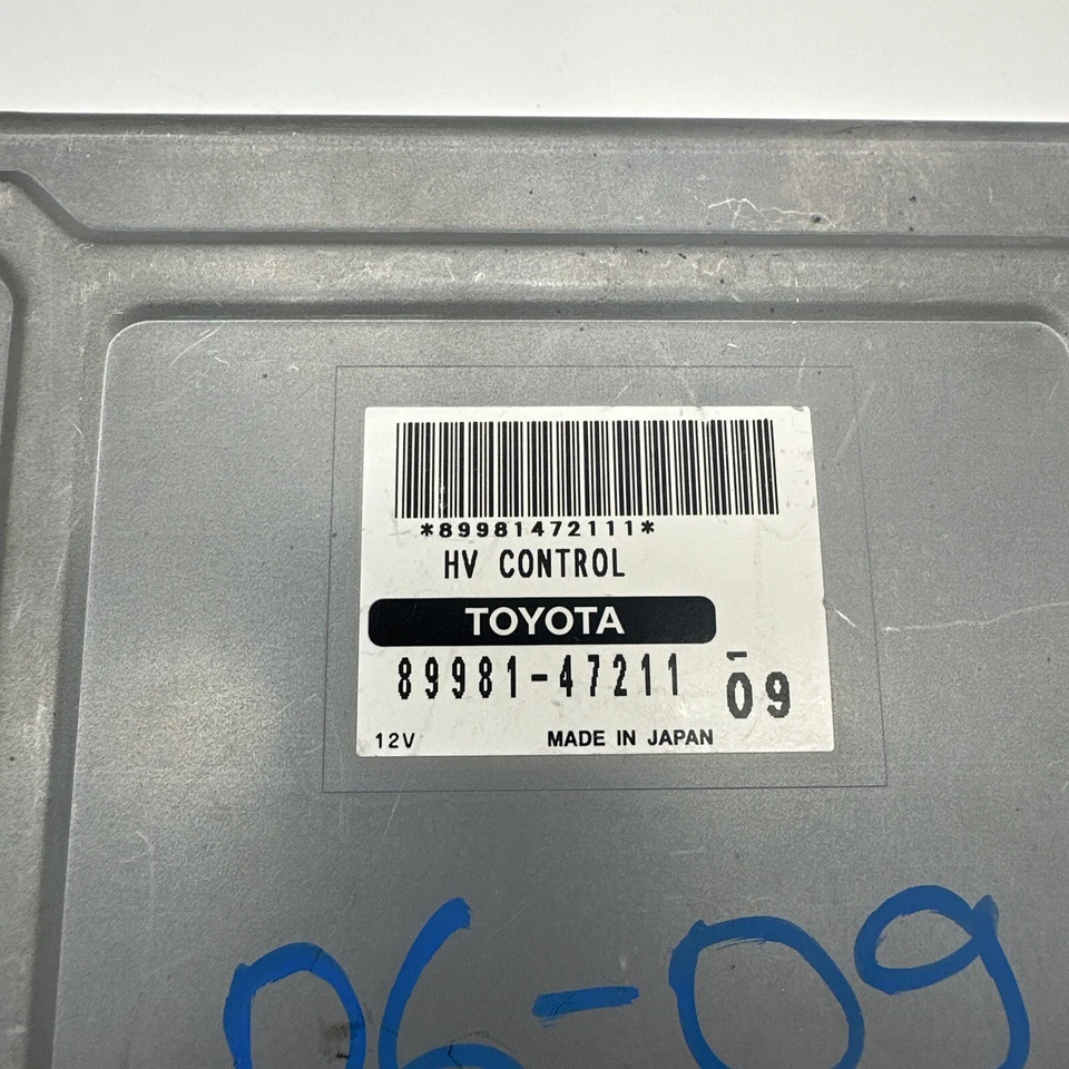 Módulo informático de control de vehículo híbrido Toyota Prius 2006 2007 2008 2009 OEM Foto 3 de 4