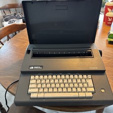 Smith Corona Deville 80 Portable Typewriter. With  Cover. Tested. With Manual thumbnail