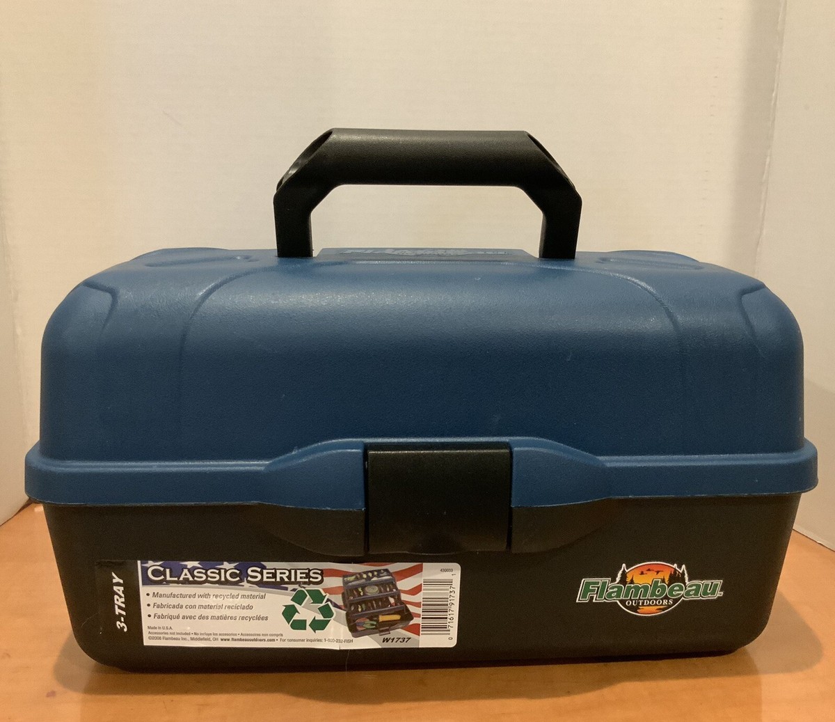 flambeau xl 3 tray environmentally friendly tackle box Outdoors 6383 3-Tray Box, 32 Compartments, Frost Green Guard tray supports and all weather Flambeau XL 3 Tray Tackle