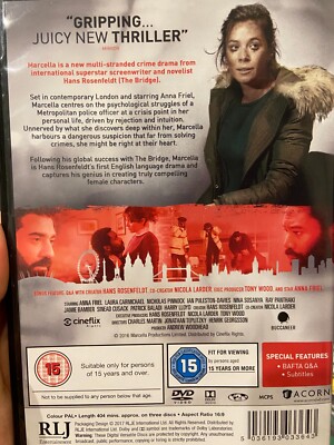 Marcella Season region DVD (3 discs) Anna Friel crime drama tv