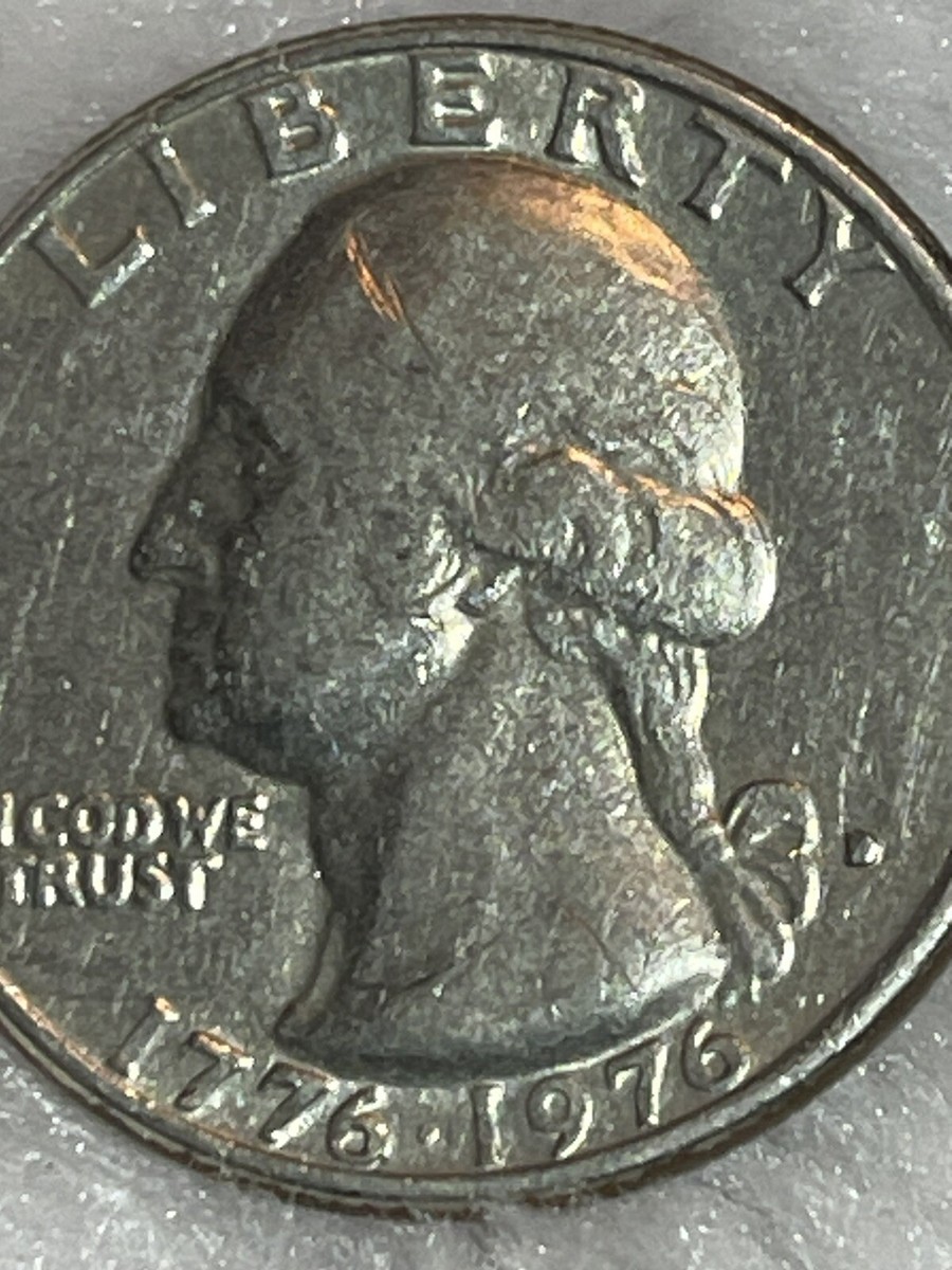 切手76 RARE 1976 D - DDO/DDR Mint Mark Fill Bicentennial Washington