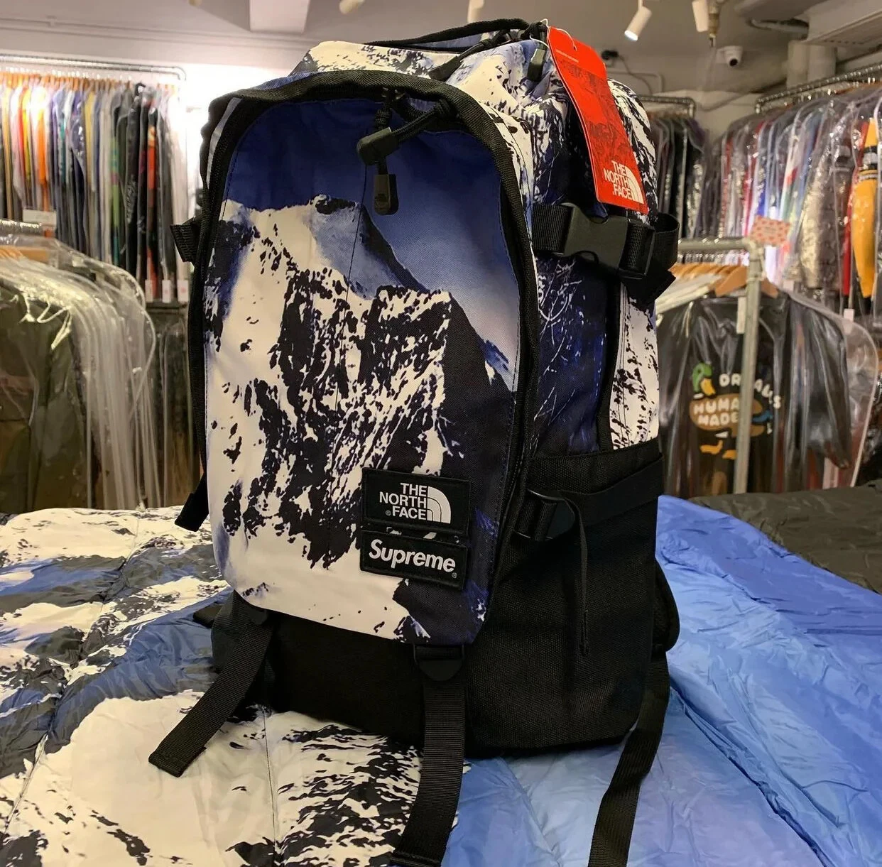 Sac à dos neuf Supreme F/W 2017 The North Face Mountain Expedition boîte logo