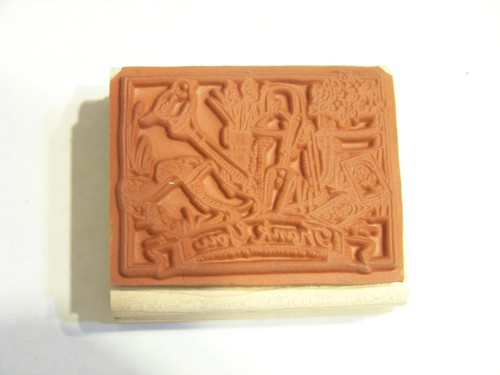 Thank You Wood Mounted Rubber Stamp 1999 Stampin' UP Country Garden Bird NOS - Picture 2 of 2
