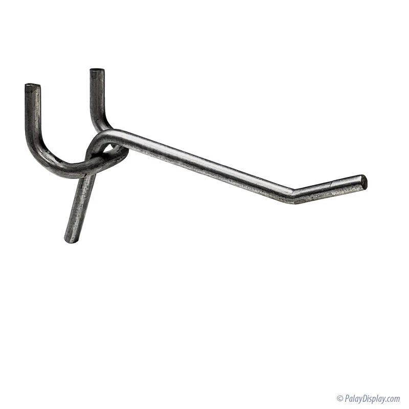 PEG HOOKS  (25 50 200 PACK)  2" 4" 6" 8" Straight Board Shelving 1/8"  Steel - Image 3 of 4